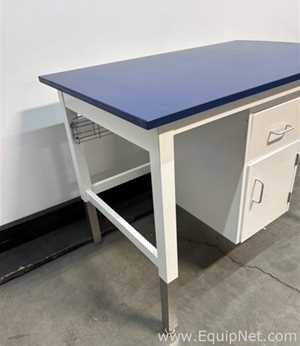 Lot of 10 Four Foot Blue Lab Benches