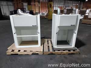 Lot Of Two Hemco EcoFlow Fume Hoods 36 Inch and 30 Inch Wide