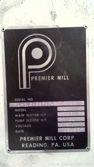 Premier Mill PLM-1.5 Planetary Mixer