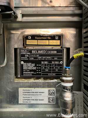 Esterilizador Belimed AG Modell: 11-6-12 HS1, Typ: PST 6050/60 TOP 9000