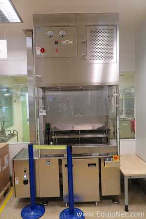 Optima DBS Cartridge Bag Debagger with Franz Ziel LF-Gerat Laminar Air Flow System - Line 7