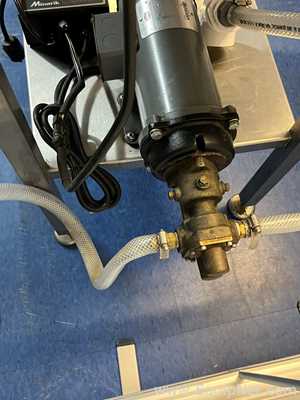 Accutek Packaging Equipment Co. Inc. Heated Mini Pinch Bottle Fill Station