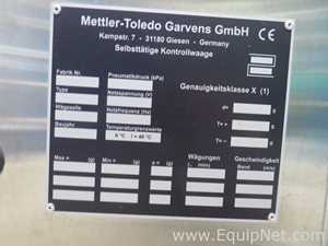 Verificador de Peso Mettler Toledo Garvens GmbH S3