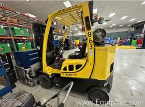 Hyster Co S80FTBCS Fork Lift Truck With Cascade Technologies SS-70D-4308R1 Pulp Clamp Attachment