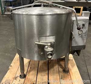 Reator de Aço Inoxidável PMI - Packaging Machine International Electric Steam Kettle – 32 Gallon.   32 Galão