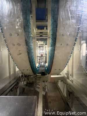 Etavoni 180 Degree Curved Conveyor Belt Elevator with Downstream Conveyors - Line 5