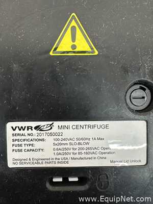 Lot Of 3 VWR Centrifuges