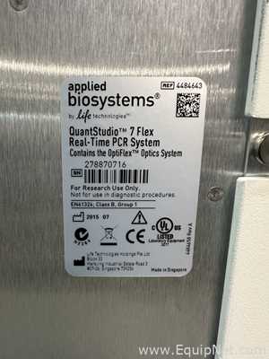 PCR e Termociclador Applied Biosystems QuantStudio 7 Flex