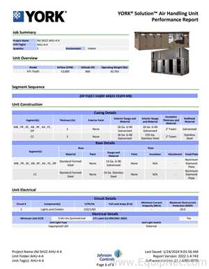 Manejadora de Aire York Solution-XTI-75x81. Sin usar
