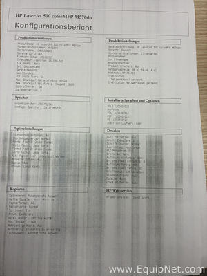 Impresora Hewlett Packard LaserJet Pro 500 color MFP M570dn