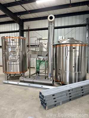 Equipamento de fabricação de cerveja e destilação Specific Mechanical Systems 8.5 BBL 2 Vessel Brewhouse 