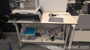Kottermann White Top Laboratory Bench with Lower Shelf