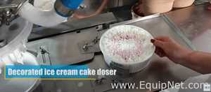 Teknomatic Ice Cream Cake Doser Depositor for Food Equipment