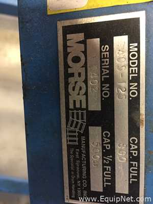 Volquete de Tambor Morse Manufacturing Co. Inc. 800lbs
