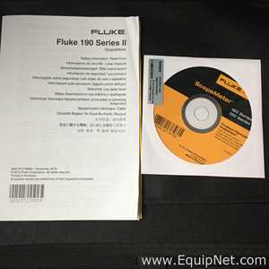 Fluke 190 Series II Scope Meter 190-502 Electronic Testing and Measurement Equipment