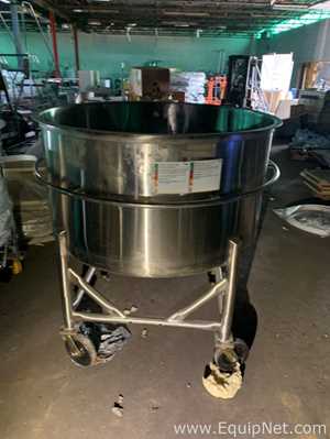 BG Machine Company 800 kg Mobile Stainless Steel kettle