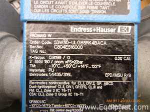 Medidor de Fluxo Endress and Hauser Promag 53W50