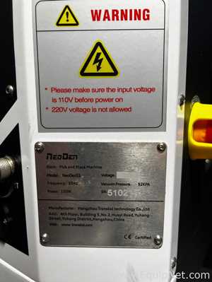 Sistema de Pick and Place Hangzhou Tronstol Technology Co., Ltd NeoDenS1