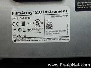 Lote de 2 PCR y Termociclador BioFire FilmArray Instruments FilmArray 2.0