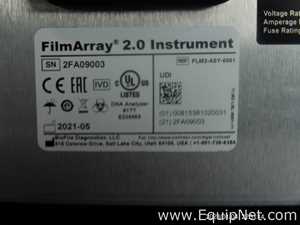 Lote de 2 PCR y Termociclador BioFire FilmArray Instruments FilmArray 2.0