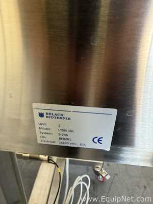 Tanque - Vaso de Pressão Belach Bioteknik  Lysis 15L