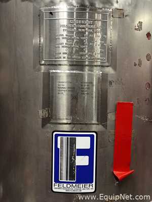 Reator aço inox Feldmeier Equipment Inc. 