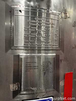 Reator aço inox Feldmeier Equipment Inc. 