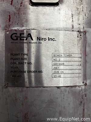 Secador de Pulverização GEA Niro SD-40