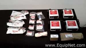 Lot of 4 Ace Glass Inc ACE Econo Temperature Controllers with assorted Ace Glass Inc Parts