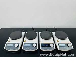 Lot Of 4 Heidolph MR Hei Tec Digital Stirrer And Hot Plate