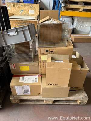 Pallet Containing Mixed Pipettes and Spares