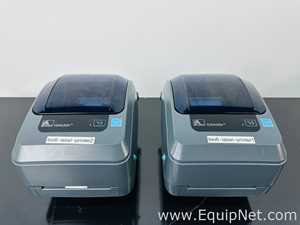 Lot Of 2 Zebra Technologies GX430T Label Printers