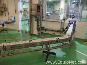 Par de Esteiras FlexLink TR em Aço Inox com Correia Mat Top