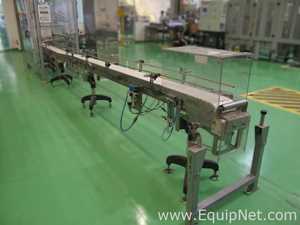 Par de Esteiras FlexLink TR em Aço Inox com Correia Mat Top