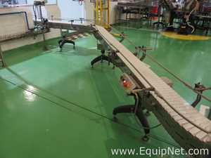 Par de Esteiras FlexLink TR em Aço Inox com Correia Mat Top