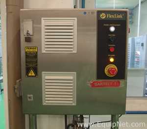 Par de Esteiras FlexLink TR em Aço Inox com Correia Mat Top