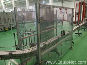 Par de Esteiras FlexLink TR em Aço Inox com Correia Mat Top