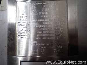 Tanque Precision Stainless, Inc. Requisitos de Ar 1770 L