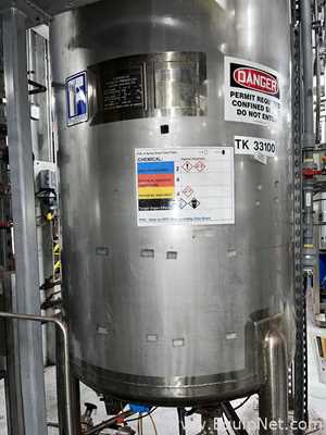 Tanque aço inox Feldmeier Equipment Inc. 