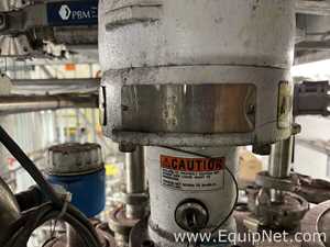 850 Lt Feldmeir 316L Stainless Steel Pal A Centrifuge Feed Tank with Agitator on Top