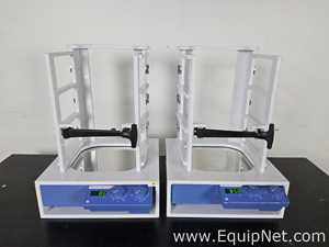 Lot of 2 IKA Midi MR1 Digital Magnetic Stirrers with Vessel Holders