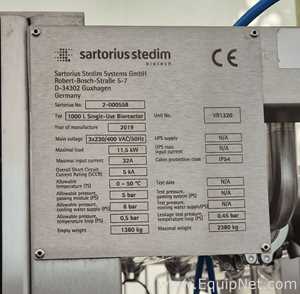Biorreactor Sartorius Stedim 2-000558