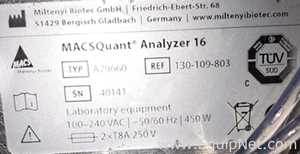 Citómetro Miltenyi Biotec MACSQuant 16