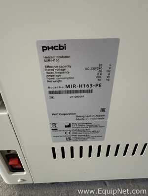 Incubadora PHCBI Mir-H163