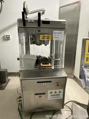 Fette 1200i Rotary Tablet Press with 4 off Spare Turrets, Spare HMI, De-Duster and Metal Detector