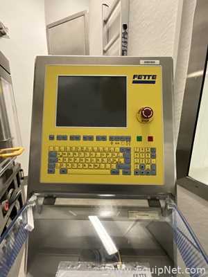 Fette 1200i Rotary Tablet Press with 4 off Spare Turrets, Spare HMI, De-Duster and Metal Detector