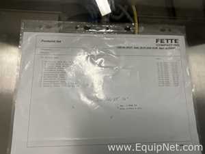 Fette 1200i Rotary Tablet Press with 4 off Spare Turrets, Spare HMI, De-Duster and Metal Detector