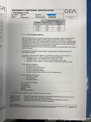 GEA Collette ConsiGma 25 Courtoy Modul P Continuous Tablet Manufacturing Line - CTL