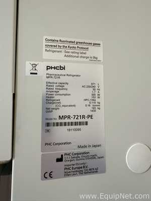 Unidade de Refrigeração PHCBI MPR-721R-PE.  671 Litros