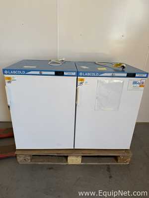lote de  2 Unidade de Refrigeração Labcold RLPR0517.  130 Litros